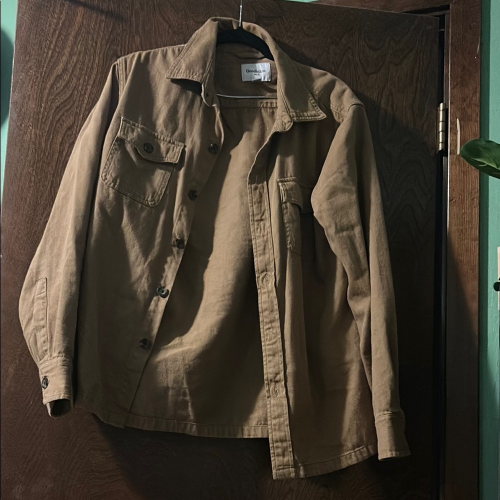 Goodfellow & Co Tan Shirt Jacket